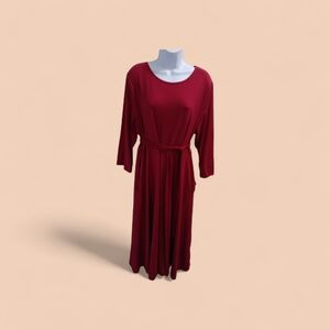 Elegant Red Women's Dress